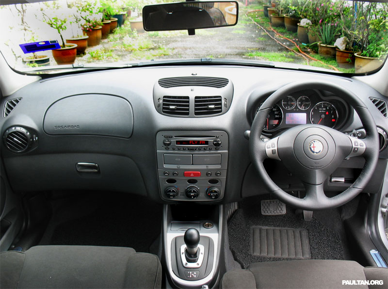 The above is the Alfa Romeo 147 interior. No suprises or wonders on the 