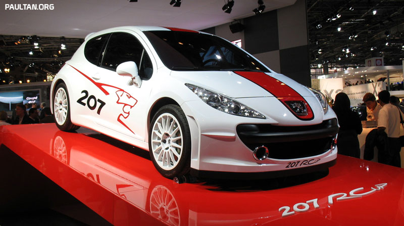 The Peugeot 207 RCup Concept was first shown at the 2006 Geneva Motor Show